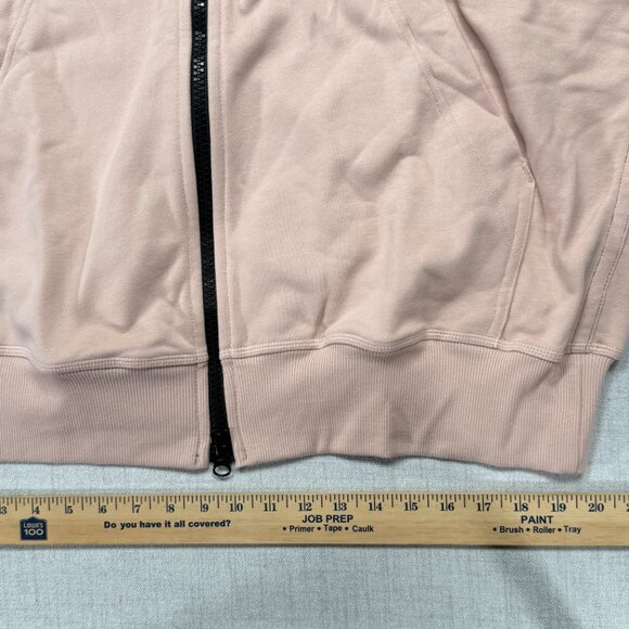 Adidas Stella McCartney Hoodie Full Zip Pink Zebra Print Hood Pockets Size M NWT - Picture 9 of 13